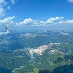Flugwegposition um 13:07:03: Aufgenommen in der Nähe von Eisenerz, Österreich in 2684 Meter